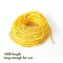 Meiiso Paracord Rope, 100Ft Yellow Paracord - 550Lb Strength for Camping, Safety Rope