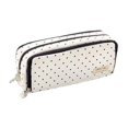 thumbnail image 1 of Meiiso Pencil Case Polkadots Pattern for Girls, Large White 3 Zippered Canvas Pencil Box Multifunctional Partitioned and Cosmetic Storage for High School, College, Teachers, Office and Travel, 1 of 10