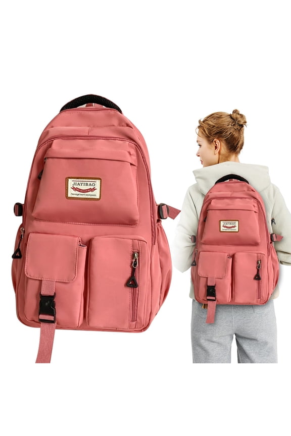 Pink Laptop Backpack - Anti-Theft College Bag, Large Inventory Clearance Flash Purchase