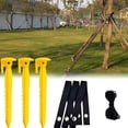 thumbnail image 1 of Meiiso Plant Support Anchor Tree Stakes Kit Garden Stake, 1 of 7