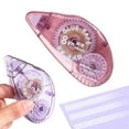 thumbnail image 1 of Meiiso Purple Double-Sided Tape Roller 9X4cm Adhesive Scrapbook Glue Runner, Craft Glue Dispenser for Mess-Free Application, 1 of 5