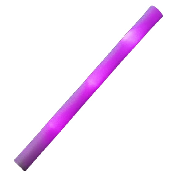 Meiiso Purple Glowing Foam Sponge Stick, Concert Cheer Fluorescent Stick LED Light Emitting Stick for Concert New Year Wedding