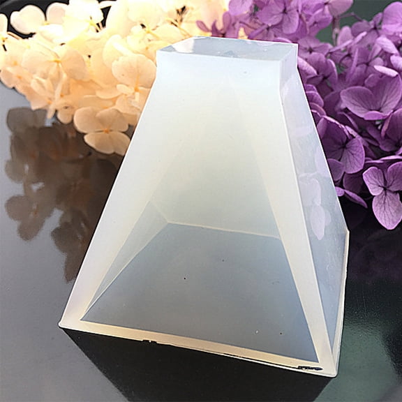 Meiiso Pyramid Resin Mold, Pyramid Silicone Mold - Epoxy Resin Crafting Shape (#D)