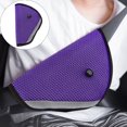 thumbnail image 1 of Meiiso Seat Belt Adjuster, Black Seat Belt Adjuster - Comfort Fit for/Car Seats (#D), 1 of 5