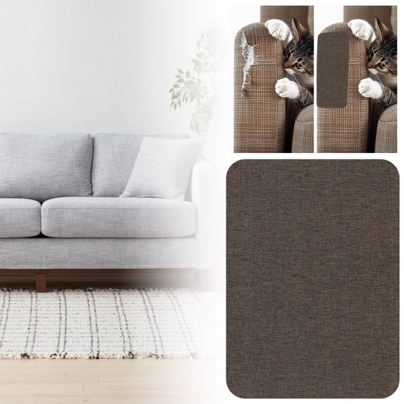 Meiiso Self Adhesive Linen Fabric Patch for Furniture Repair, No Sewing Needed, Durable for Upholstery, Ideal for Diy Fixes On Couches, Chairs, or Accessories (#O), Limited Time Clearance!