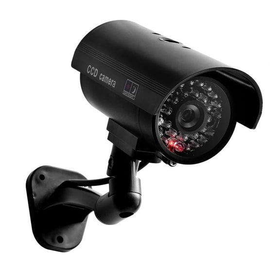 Meiiso Simulated Waterproof Security Cctv Camera, Artificial Surveillance Camera Dummy, 1-Piece, Artificial Camera, Simulated Security, Dummy Cctv