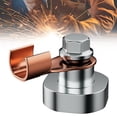 thumbnail image 1 of Meiiso Size B Welder'S Welding Grounding Tool Large Suction Magnet Copper Electrode, Magnetic Welding Ground Clamp 500A Capacity, 1 of 7