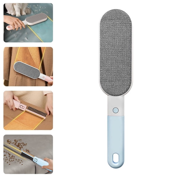 Meiiso Sky Blue 4-In-1 Multifunctional Electrostatic Lint Brush Pet Hair Removal Tool, Static Remover for Clothes Furniture