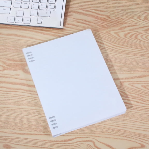 Meiiso Sliding Gradient 8 Hole Loose Leaf Folder Light Blue