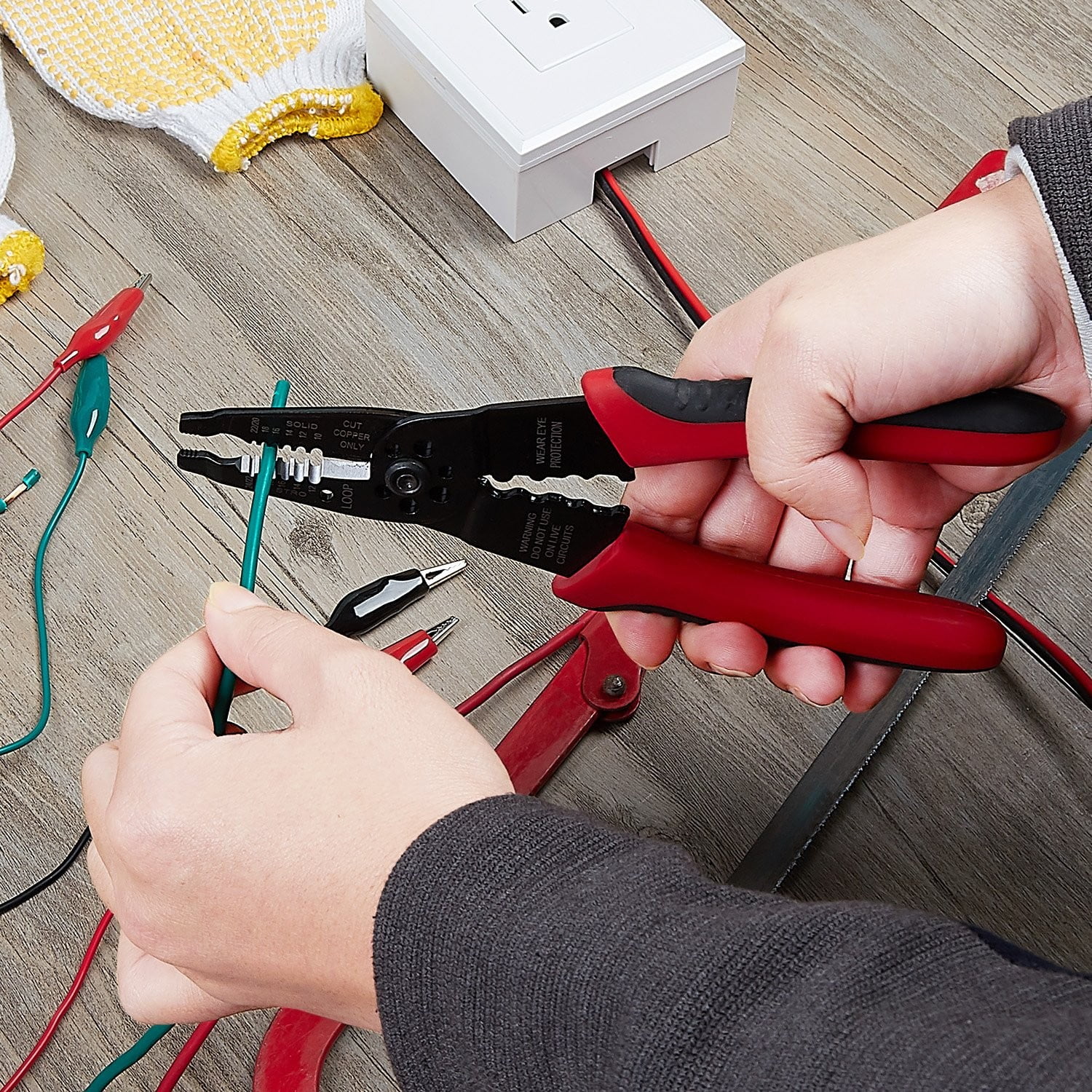 Meiiso Special Sales! Multi-Function Wire Strippers Tool Wire Cutter ...