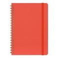 thumbnail image 1 of Meiiso Spiral Notebook with Elastic Band, 7" x 4.96" Wide Ruled Loose-Leaf, 30 Pages 60 Sides, (Style_A), 1 of 9