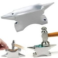 thumbnail image 1 of Meiiso Stainless Steel Horn Anvil for Jewelry Making and Metalworking, Double-Headed Design for Precision Crafting, Durable and Ideal for Workshops, Limited Time Clearance!, 1 of 7