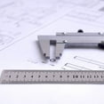 thumbnail image 1 of Meiiso Stainless Steel Ruler - 30cm (0.5mm Thickness), Ruler Metal Drawing Rulers Metal Ruler Double Ruler Precision Supplies, 1 of 4
