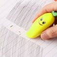thumbnail image 1 of Meiiso Vegetable Erasers, Orange Fruit-Shaped Eraser - Fun, No-Dust Cleaning (#C), 1 of 5