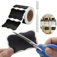 thumbnail image 1 of Meiiso White 12X1 Reusable Chalkboard Sticker Labels Erasable Jars, 1 of 7