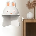 thumbnail image 1 of Meiiso White Baby Proofing 2-Pack Corner Protector Dinosaur Bunny Design Bumper, Furniture Edge Protectors Table Corner Guards, 1 of 4