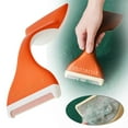 thumbnail image 1 of Meiiso Yellow Double-Headed Manual Fabric Shaver and Lint Brush 20X10cm, 2-In-1 Fuzz Remover Handheld Defuzzer, Portable No Batteries Needed, 1 of 8