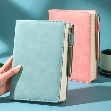 Meiiso sale Items! Notebook, Blank Journal A5: 200 Pages or 360 Pages Thick sketchbook for Women Men Hardcover Leather Unlined Journal for Work Notebook for Writing school study Office Work, A