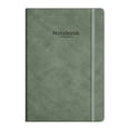 thumbnail image 1 of Meiix B5 Notebook Lined Journal, Pu Leather Softcover Sewn Binding, Smooth Writing Wear Resistant for Daily Note Taking (Blackish Green), 1 of 9