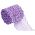 thumbnail image 1 of Meiix Lace Ribbon, Pleated Edge Lace Ruffle Trim for Crafts Sewing Diy, Clothing Home, 394X2In (Purple2), 1 of 9