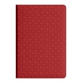 thumbnail image 1 of Meiix Quilted Leather Business Notebook, Lay Flat Lined Journal with Ribbon Bookmark for Work (Wine Red), 1 of 4