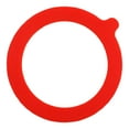 thumbnail image 1 of Meiix Rubber Seals Rings for Jars, Airtight Silicone Replacement Gasket, Leakproof Silicone Gasket Sealing Rings for Mason Jars, Elastic and Fits Most Sizes (1Pcs) Red, 1 of 9