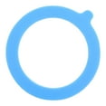 thumbnail image 1 of Meiix Rubber Seals Rings for Jars, Airtight Silicone Replacement Gasket, Leakproof Silicone Gasket Sealing Rings for Mason Jars, Elastic and Fits Most Sizes Light Blue, 1 of 9