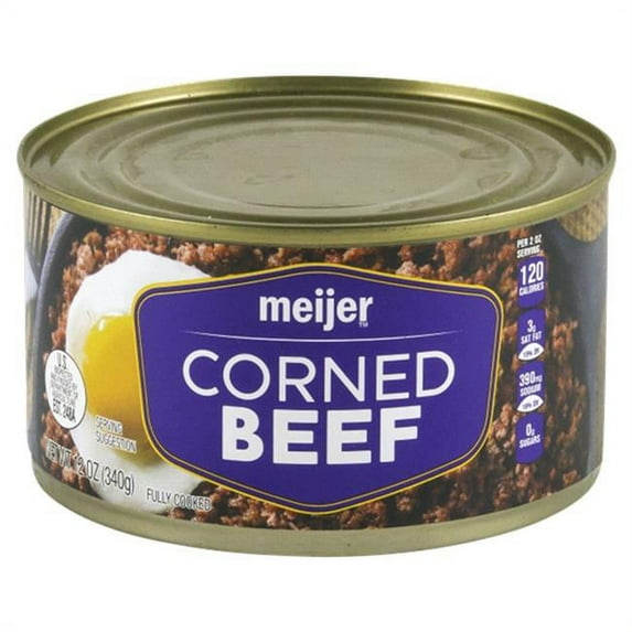 Meijer 377813 12 oz Corned Canned Beef - Pack of 12
