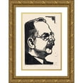 thumbnail image 1 of Meijer Bleekrode 18x24 Gold Ornate Framed and Double Matted Museum Art Print Titled - Portrait of Jan Van Den Tempel (1929), 1 of 4