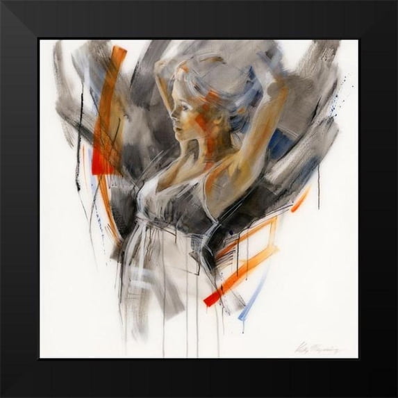 Meijering, Kitty 12x12 Black Modern Framed Museum Art Print Titled - Modest III