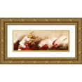 thumbnail image 1 of Meijering, Kitty 14x7 Gold Ornate Wood Framed with Double Matting Museum Art Print Titled - Celebrate, 1 of 4