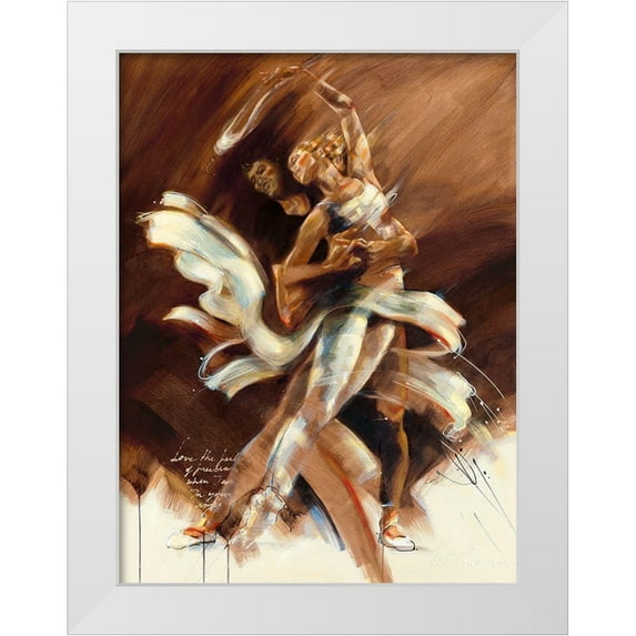 Meijering, Kitty 19x24 White Modern Wood Framed Museum Art Print Titled - Love the Feeling of Freedom