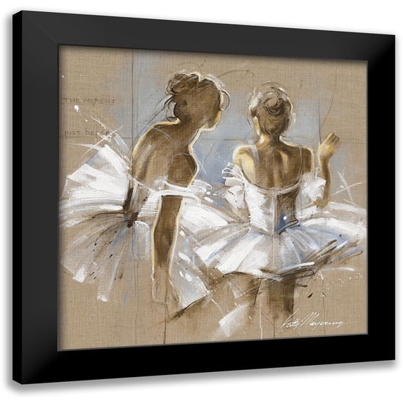 Meijering, Kitty 20x20 Black Modern Framed Museum Art Print Titled - White Dress II