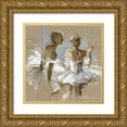 thumbnail image 1 of Meijering, Kitty 20x20 Gold Ornate Wood Framed with Double Matting Museum Art Print Titled - White Dress II, 1 of 4