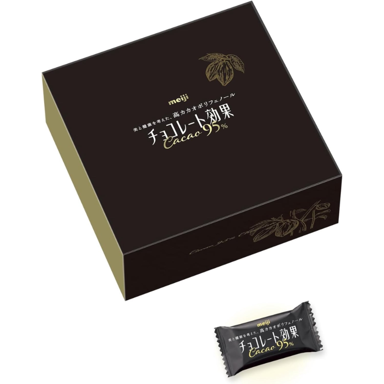 Meiji Chocolate Kōka 95% Cacao 800 g Box – Made in JAPAN - Tokyo Sakura Mall
