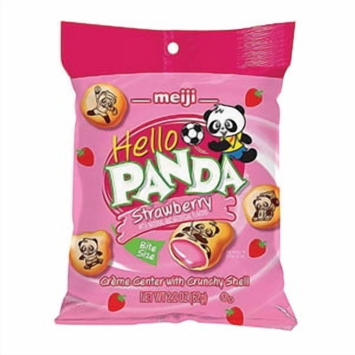 Hello Panda Strawberry Minis 2.2 Oz Peg Bag