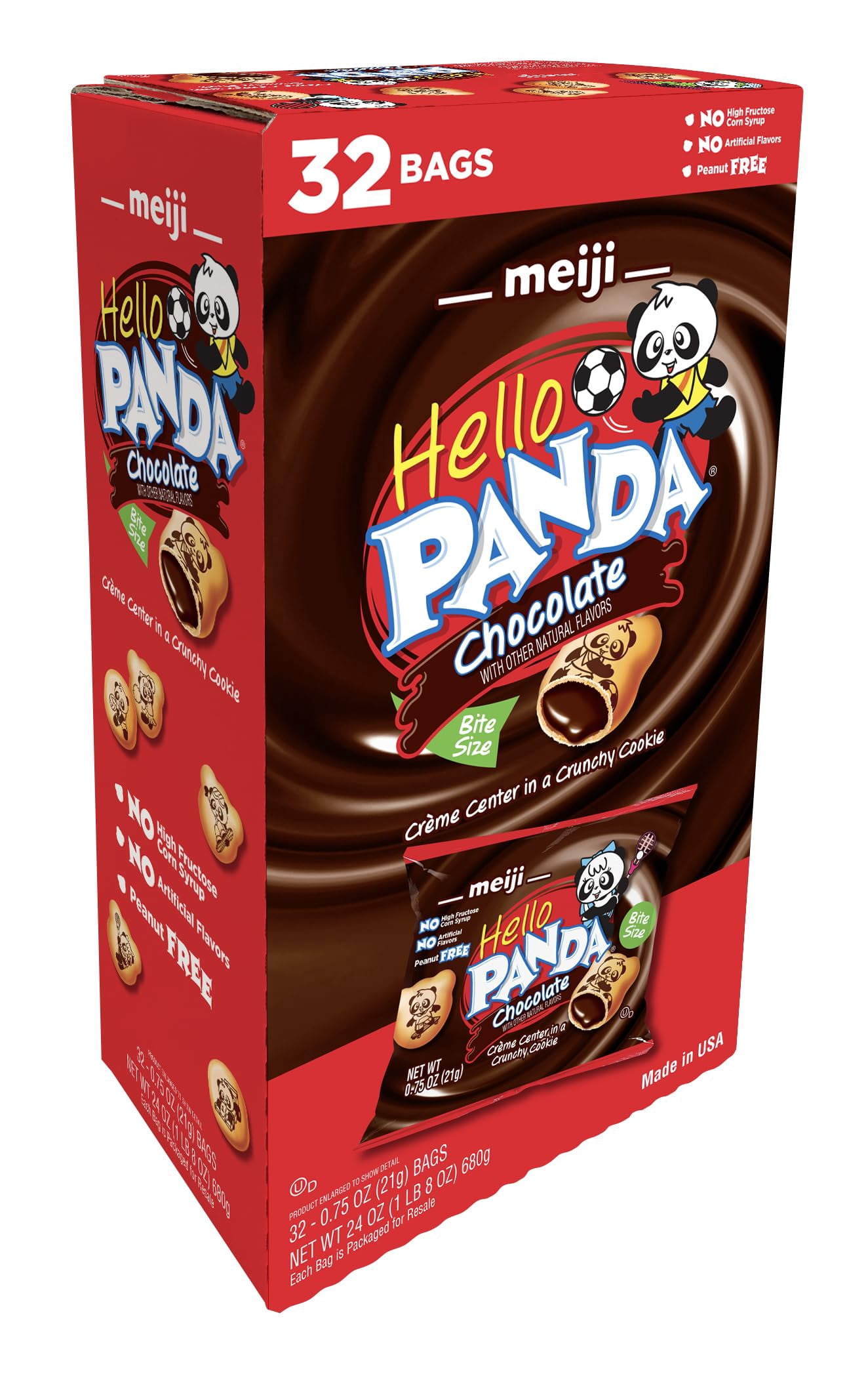 Meiji Meiji Hello Panda Cookies, 32 ea