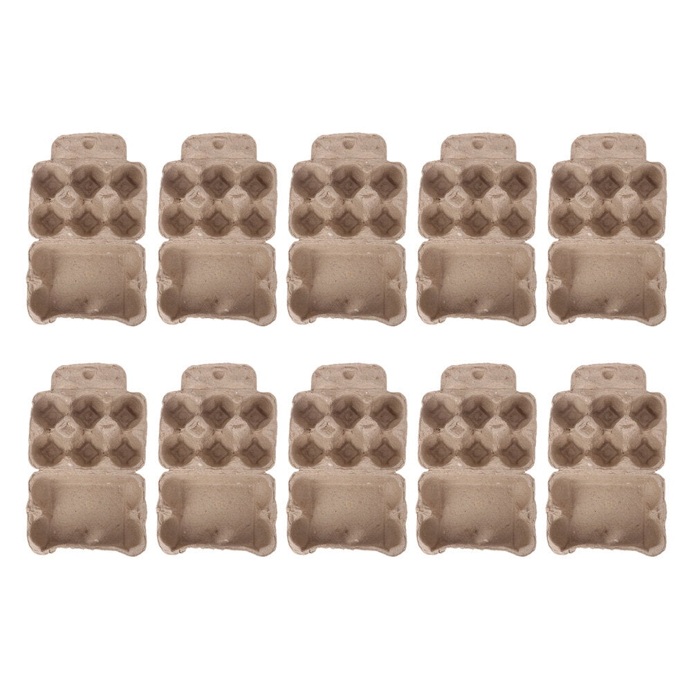 Teal Vented Paper Pulp Egg Cartons - 24 Pack, Holds 1 Dozen Eggs Each
