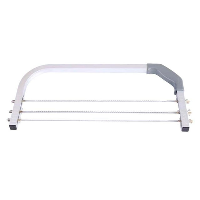 Meijiashe 14 Inch Aluminum Alloy Cake Leveler Adjustable 3 Blades Cake