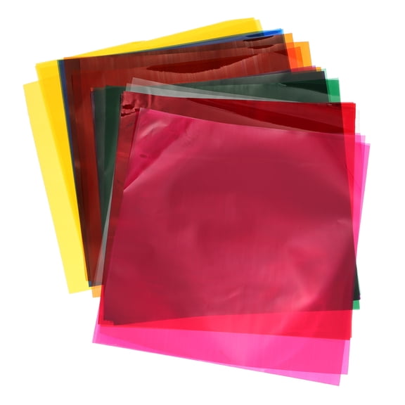 Meijiashe 150 Candy Wrapper Papers - Colorful Square Cellophane Packaging for DIY