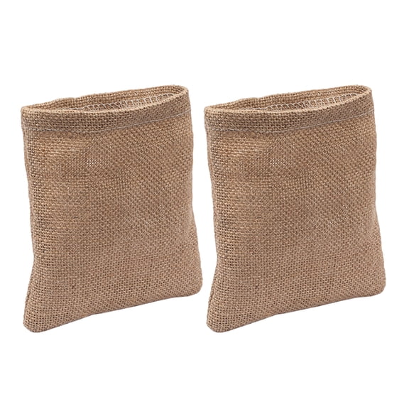 Meijiashe 2pcs Premium Small Gunny Bags Creative Linen Bags Simple Linen Storage Bags