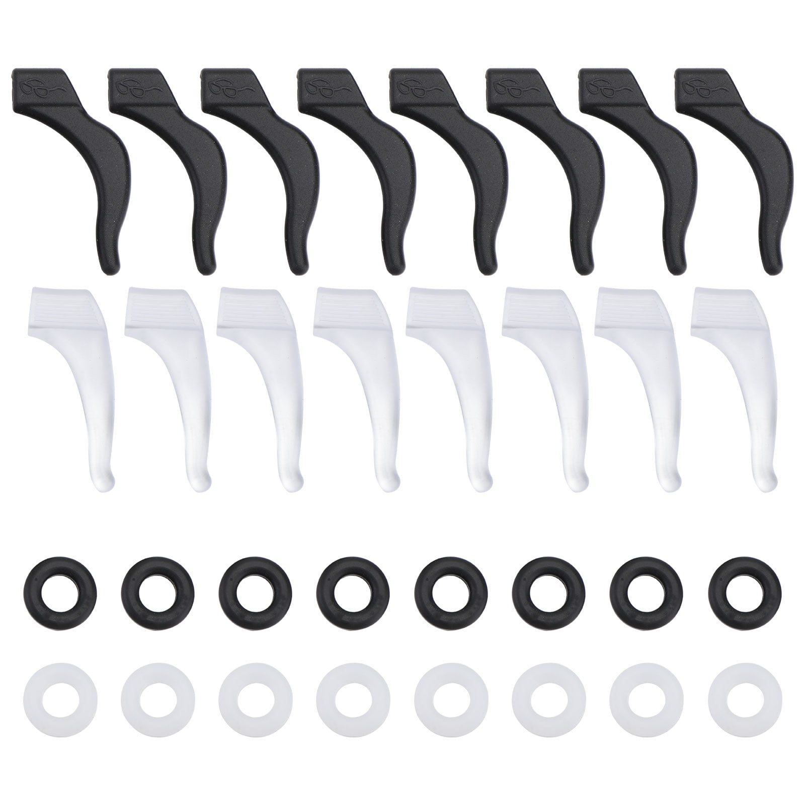 Meijiashe 32pcs Silicone Glasses Leg Sleeves Eyeglass Temple Tips ...