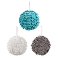 thumbnail image 1 of Meijiashe 3pcs Practical Hanging Spherical Absorbent Towels Kitchen Bathroom Towel Balls, 1 of 7