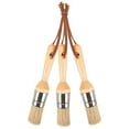 thumbnail image 1 of Meijiashe 3pcs Wood Handle Paint Brushes for Walls, Fence, Glues, 1 of 10