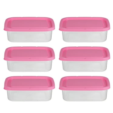 Meijiashe 650ML Transparent Kitchen Fridge Storage Box - Flat Container