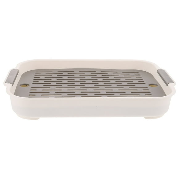 Meijiashe Bunny Litter Box Rabbit Litter Box Rectangular Hamster Toilet Bunny Litter Box Rabbit Training Potty