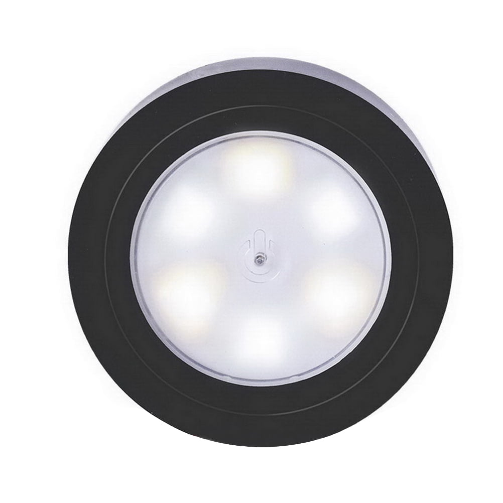 Techbee 8-Pack LED Tap Lights – Wireless, Stick-On, Battery Powered Puck Lights