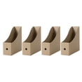 thumbnail image 1 of Meijiashe Kraft Magazine File Holder Set Office Desk Organizer, 1 of 10