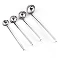 thumbnail image 1 of KAKOWELY Large Stainless Steel Spoon Serving Utensils Silver 4Pcs, 1 of 10