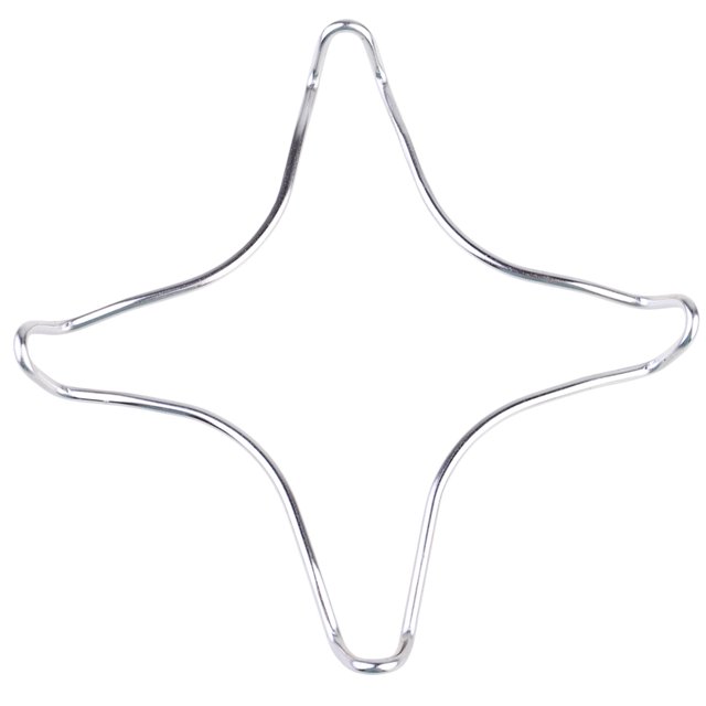 Meijiashe Stainless Steel Wok Support Stand for Gas Stove (Silver